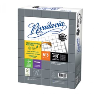 REPUESTO RIVADAVIA ESCOLAR S/B AULA UNIVERSAL X288H CUADRICULADO (458303)