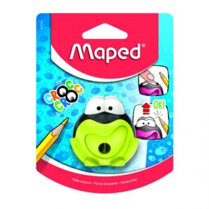 SACAPUNTAS PLASTICO MAPED CROC CROC INDICADOR DISPLAY X24 C/U (17711)