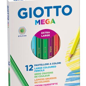 LAPIZ COLOR GIOTTO MEGA X12U. LARGOS (225600ES)