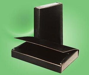 CAJA DE ARCHIVO FIBRACAP 5CM C/ELAST NEGRA (100821)