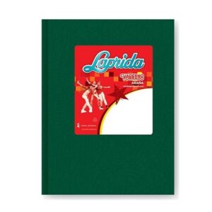 CUADERNO LAPRIDA FORRADO X98H T/C V/COLORES CUADRICULADO (613006)