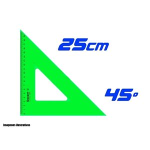 ESCUADRA DOZENT MULTIUSO 22cm HIPOTENUSA (2639)