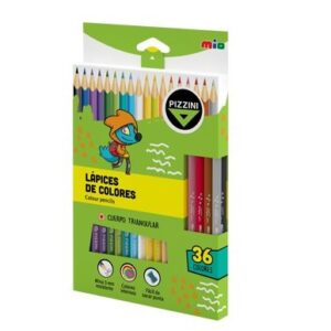 LAPIZ COLOR PIZZINI TRIANGULAR X36U. (LML2736)