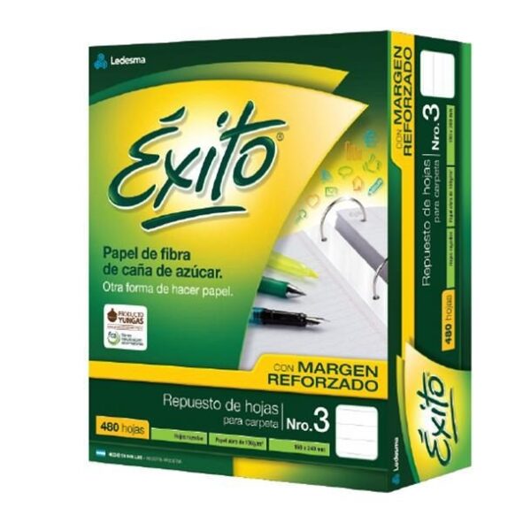 REPUESTO EXITO C/MARGEN REFORZADO X480H RAYADO (100891)