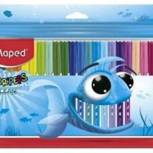 MARCADOR ESCOLAR MAPED COLOR PEPS OCEAN X24U. (845722)