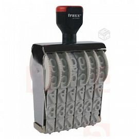 SELLO LIGGO TRAXX NUMERADOR MANUAL 6 BANDAS 3MM (N04-06)