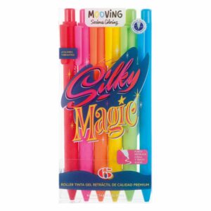 ROLLER BALL MOOVING TINTA GEL RT X 6U. V/COLORES (3081006)
