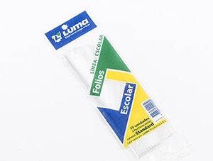 FOLIO LUMA ESCOLAR STANDARD X10U. 30-05 POLIETILENO
