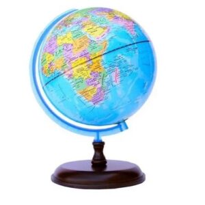 GLOBO TERRAQUEO 25CM / BASE DE MADERA (259W)