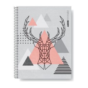CUADERNO ARTE 16X21 MINIMALISTA S/RIG 80H  C/ESP RAYADO (334141)
