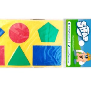 GOMA EVA SIFAP MAGNETICA FIGURAS GEOMETRICAS X 6 PIEZAS (7002)