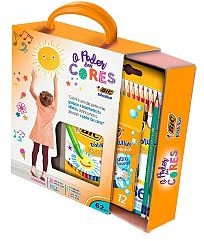 KIT ESCOLAR BIC PODER DE LOS COLORES VALIJA X62U (9309656)