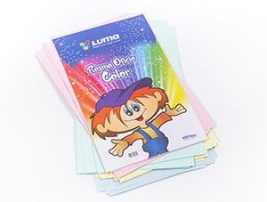 RESMA LUMA MULTICOLOR OFICIO X 100H. (22-06)