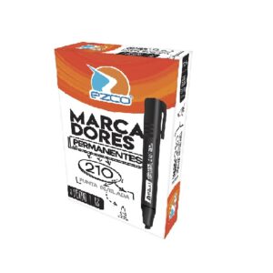 MARCADOR EZCO PERMANENTE 210 PUNTA BISELADA X 12U. C/U