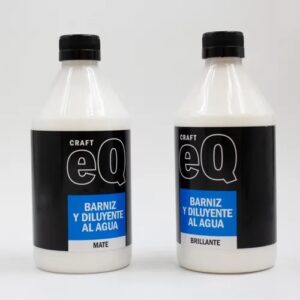 BARNIZ Y DILUYENTE AL AGUA EQ MATE/BRILLANTE 500CC