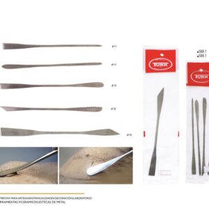 JUEGO ESTECA ACERO INOXIDABLE X 4U (19204)