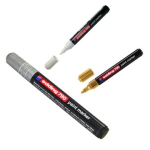 MARCADOR EDDING 790/2 ORO/PLATA/BLANCO X10U C/U