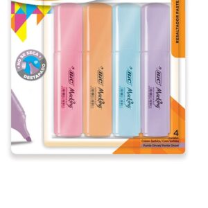 RESALTADOR BIC MARKING PASTEL SURTIDO BL X4U (987380)