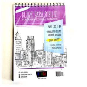 BLOCK PARA DIBUJO CROMI A4 120 GR X 40H. ESPIRALADO