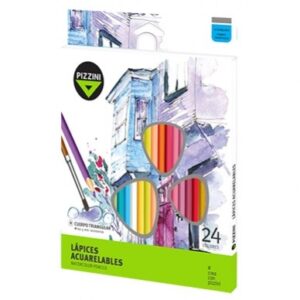 LAPICES ACUARELABLES PIZZINI X24U. (LML3724)