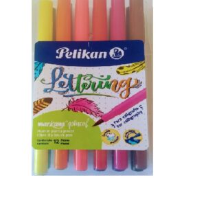 MARCADOR PELIKAN MARKANA PUNTA PINCEL ESTUCHE X 12U. C/SURTIDOS (L30341200)