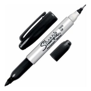 MARCADOR SHARPIE TWIN TIP DOBLE PUNTA C/U (1805635)