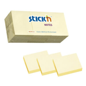 NOTAS ADHESIVAS INFO HOPAX 38X51 AMARILLOS 12 BLOCKS (440-0100B)