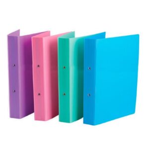 CARPETA LAMA 2 X 40 A4 PVC PASTEL (ZD2X40P4)