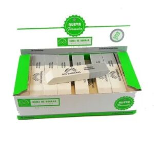 GOMA DE BORRAR DOS BANDERAS 211 TINTA/LAPIZ BLANCA/GRIS X36U.