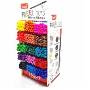 EXHIBIDOR TRABI MICROFIBRA FREE LINERS X 360U. (TR1049)