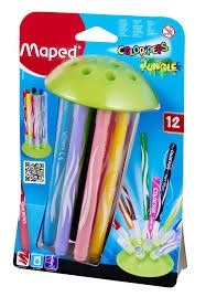 MARCADOR ESCOLAR MAPED JUNGLE HERISON X12U. (845445)