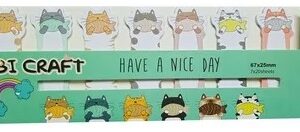 NOTAS IBI CRAFT 67X25MM X20 HOJAS CATS.