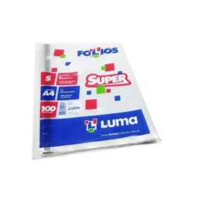 FOLIO LUMA A4 PESADO X100U. (31-18)