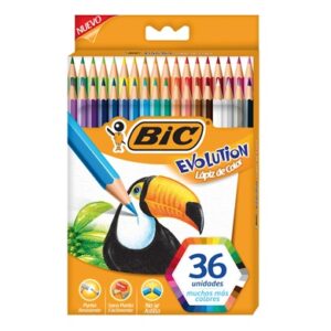 LAPICES COLOR BIC EVOLUTION X 36 (949570)