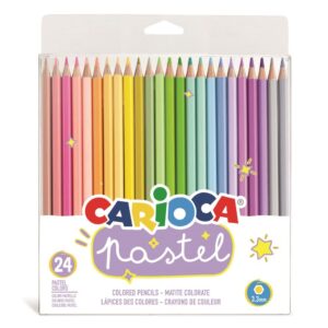 LAPIZ COLOR CARIOCA PASTEL X 24U. LARGOS (43310)