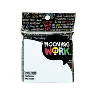 NOTAS ADHESIVAS MOOVING MAW MANIA 76X76X100 PASTEL (2102100107)