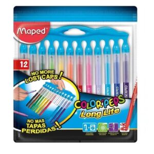 MARCADOR ESCOLAR MAPED LONG LIFE INNOVATION X12U. FUNDA (845045)