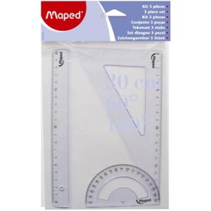 SET GEOMETRIA MAPED BLISTER X 3 PIEZAS  ECO (242793)