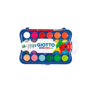 ACUARELA GIOTTO X 24 COLORES BANDEJA + PINCEL (352400)