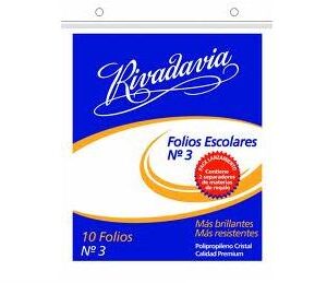 FOLIO RIVADAVIA ESCOLAR N3 X100U. (379402)
