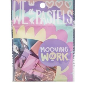 BINDER MOOVING CLIPS PASTEL 19MM X12U (2102020101)