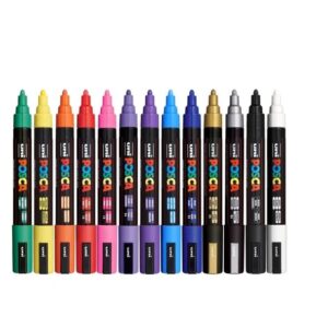 MARCADOR MITSUBISHI POSCA PC-3M PUNTA CONICA V/COLORES