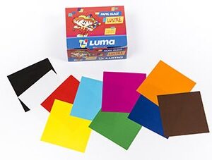 PAPEL LUMA GLASE LUSTRE X100U 10-042