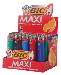 ENCENDEDOR BIC MAXI J6 LISO BLISTER C/U (929792)