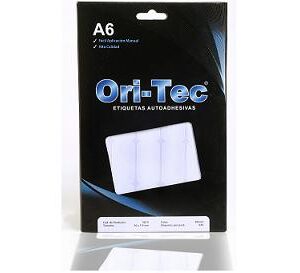 ETIQUETAS A6 ORI-TEC ESCOLAR.