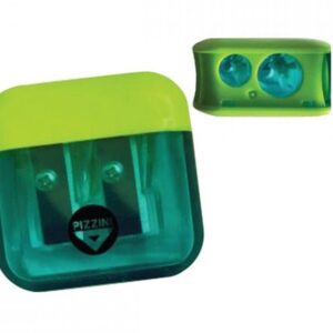 SACAPUNTA PLASTICO PIZZINI 2 BOCA C/DEPOSITO (S980)