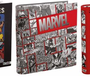 CARPETA MOOVING ESCOLAR 3X40 MARVEL (1001208)