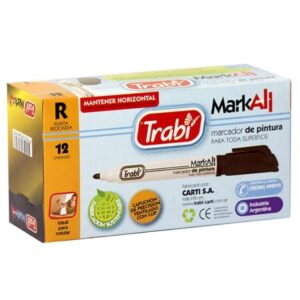 MARCADOR TRABI MARKALL TODA SUPERFICIE X12U. V/COLORES