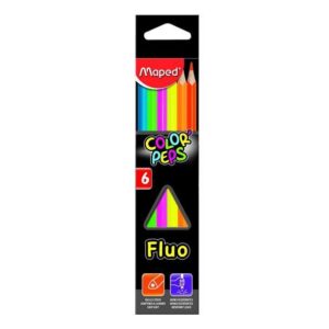 LAPIZ COLOR MAPED FLUO COLOR PEPS X6U. (832003)