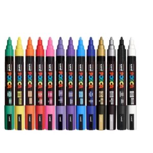 MARCADOR MITSUBISHI POSCA PC-5M PUNTA CONICA V/COLORES